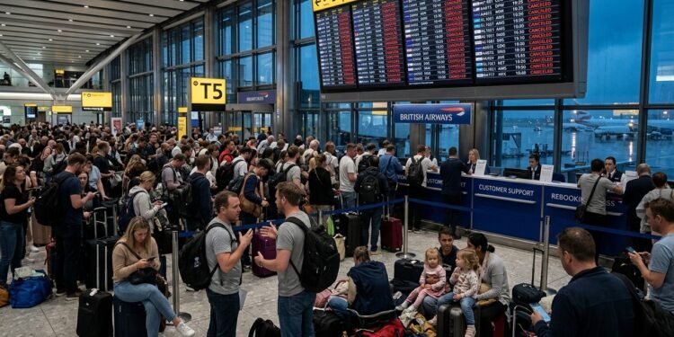 Caos nos aeroportos afeta milhares de passageiros