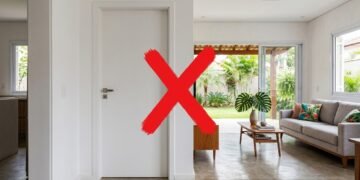 O greige é a cor que está substituindo as portas brancas em 2026