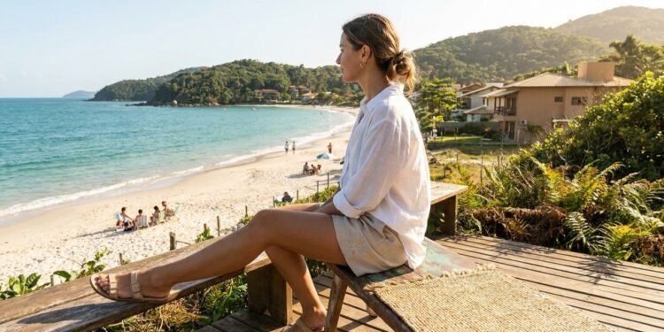 A única península do Sul do Brasil entrou no radar de famílias que buscam praias calmas, mar transparente e dias inteiros para curtir com os filhos longe do caos das grandes capitais
