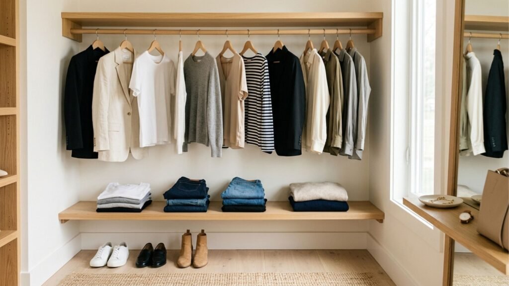 O guarda-roupa cápsula está se tornando tendência entre quem busca praticidade e estilo