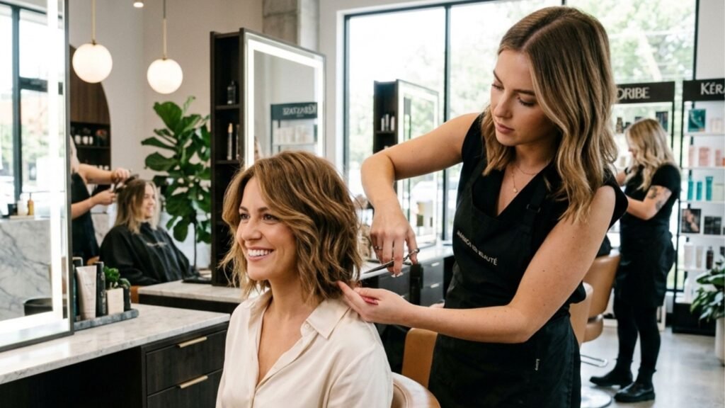 Neste verão, o corte de cabelo francês em formato de "E", que dispensa visitas frequentes ao salão, está em alta