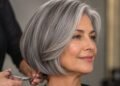 Este corte valoriza o cabelo grisalho em mulheres com mais de 50 anos e está fazendo sucesso na gringa