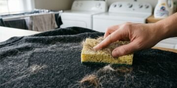 O que colocar na máquina de lavar para remover pelos de cachorro das roupas? Veja truques simples e eficazes que ajudam a soltar e eliminar os pelos durante a lavagem, deixando as peças mais limpas, macias e livres de resíduos de forma prática no dia a dia