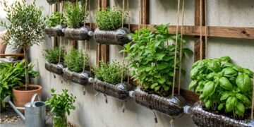 Não jogue garrafas PET vazias fora: veja ideias simples e criativas para transformá-las em vasos suspensos para ervas na varanda, aproveitando espaço, economizando dinheiro e criando um cantinho verde cheio de charme em casa
