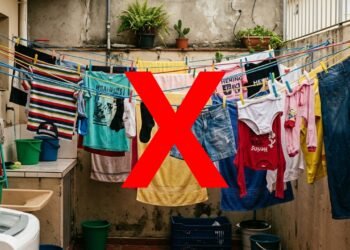 Adeus ao varal improvisado! A nova solução retrátil e discreta está transformando áreas de serviço em 2026