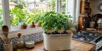 Não jogue fora potes de sorvete: transforme-os em vasos criativos para plantas e temperos na cozinha
