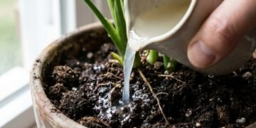 Água de cozimento do macarrão nas plantas gera curiosidade sobre efeitos no crescimento