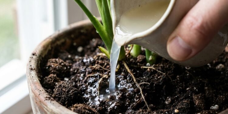 Água de cozimento do macarrão nas plantas gera curiosidade sobre efeitos no crescimento