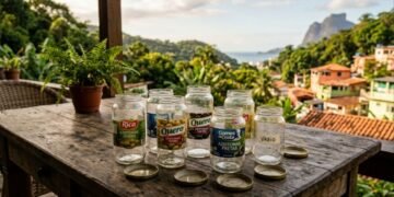 Não jogue fora os potes de vidro de azeitona e palmito: 5 ideias criativas para transformá-los em porta-temperos padronizados na cozinha