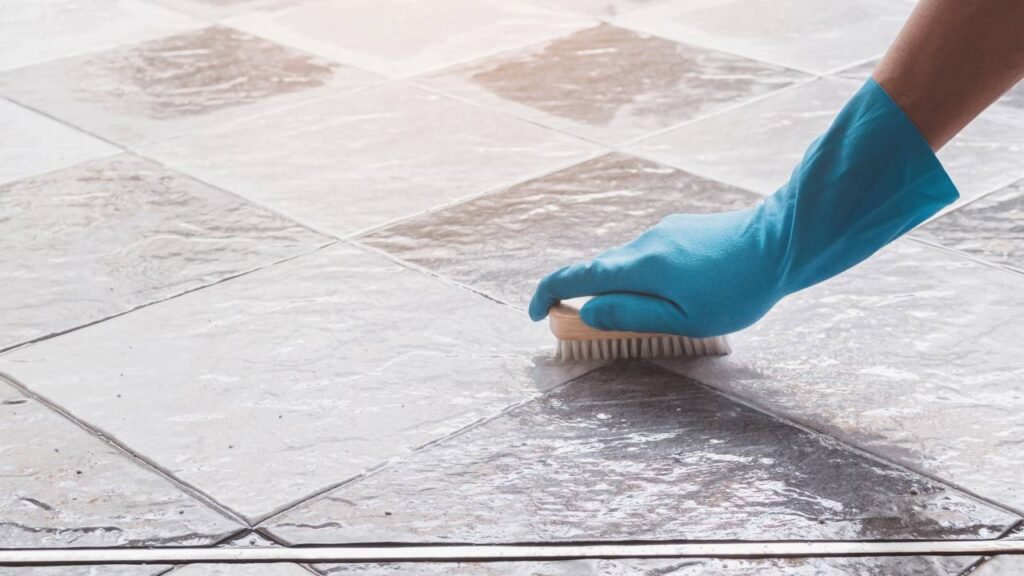 limpar azulejo com bicarbonato