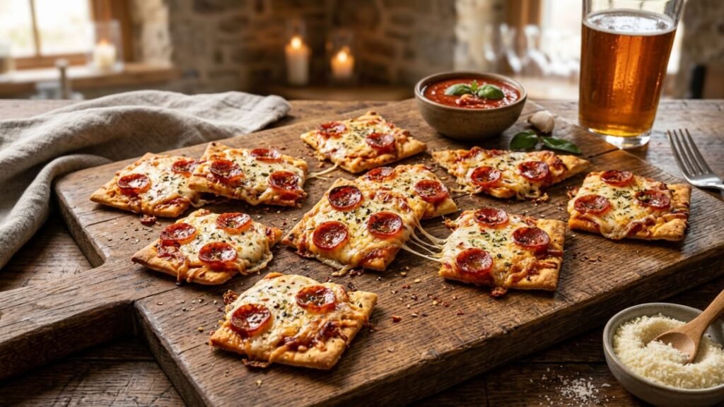 batata frita de pizza assado