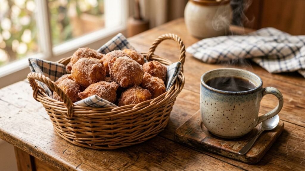 bolinho de chuva assado