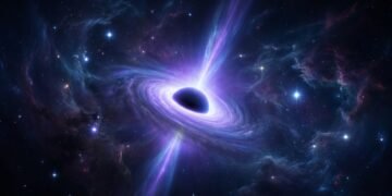 Telescópio espacial revela imagem de buraco negro supermassivo no início do universo