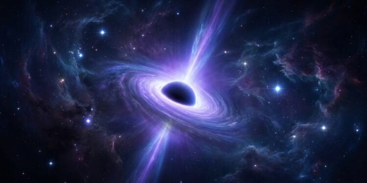 Telescópio espacial revela imagem de buraco negro supermassivo no início do universo