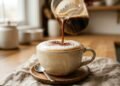 Café com leite espumante feito em casa fica cremoso e brilhante em menos de 5 minutos