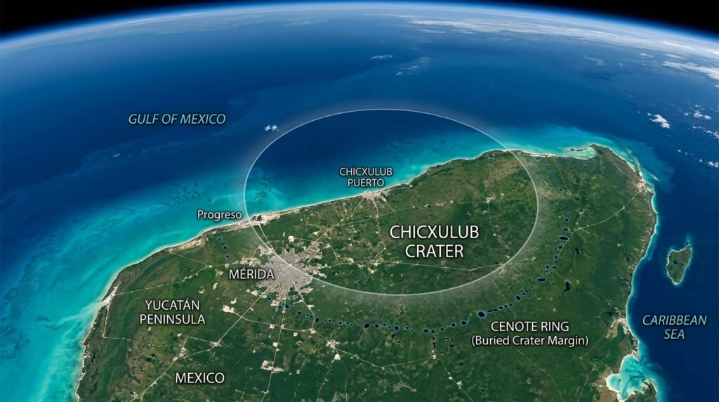cratera de Chicxulub