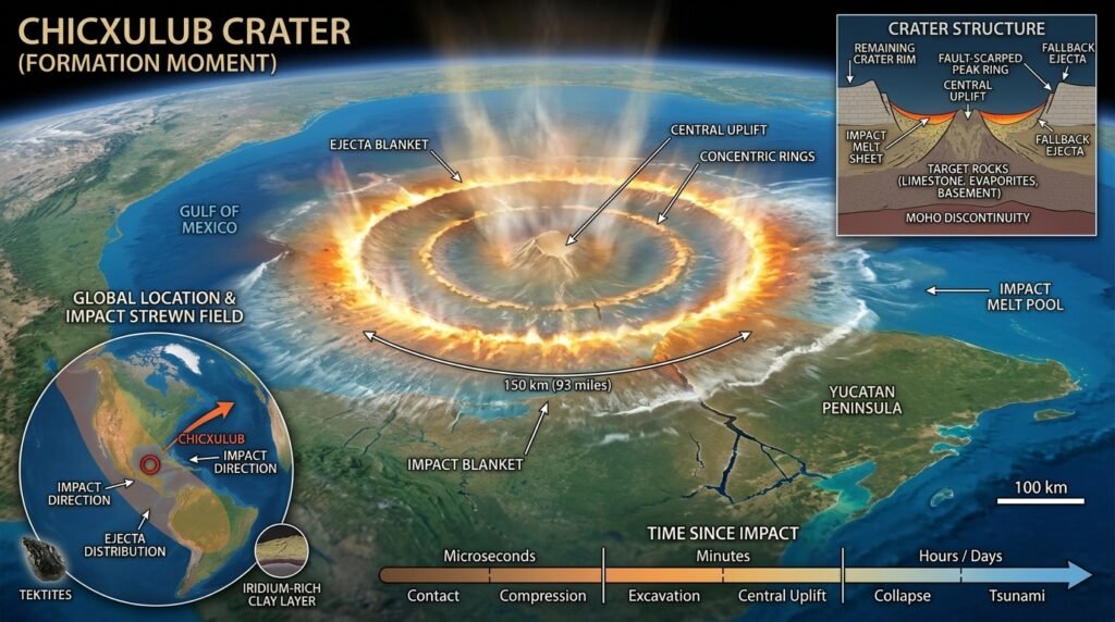 cratera de Chicxulub