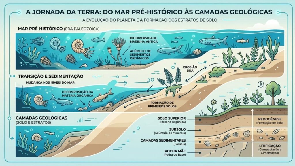 fóssil marinho