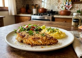 Nem farinha de trigo, nem panko: a melhor maneira de empanar frango é este método mais saudável e rico em proteínas