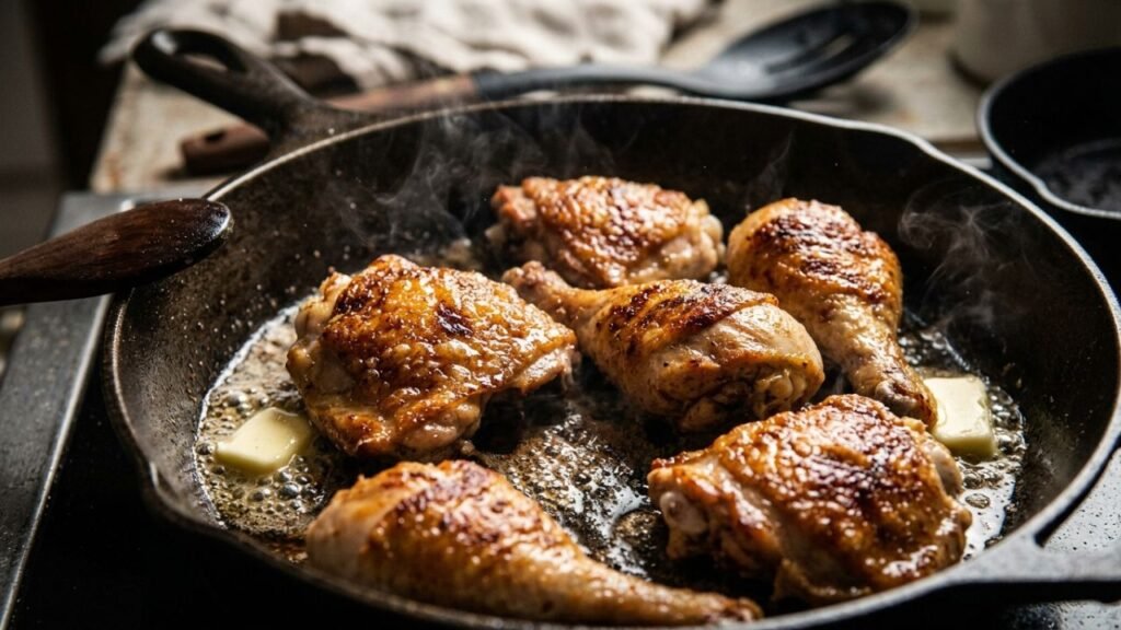 A técnica argentina para preparar o frango com batatas perfeito