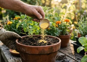 Jardineiros experientes estão usando polenta nos vasos e o motivo faz sentido
