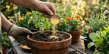 Uso de polenta em vasos de plantas chama atenção entre jardineiros e gera curiosidade