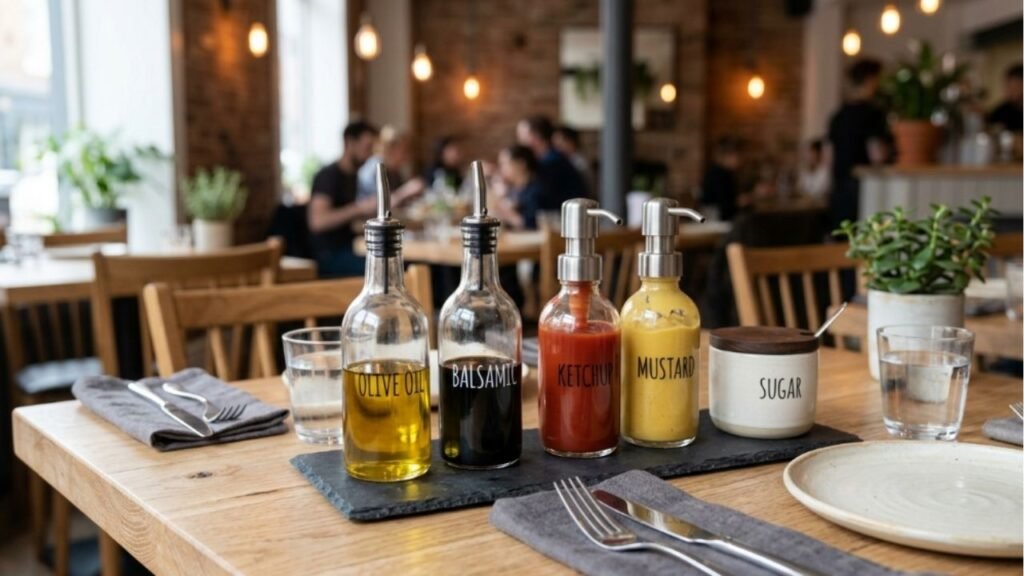 Mudança nas regras: a partir de 12 de agosto, bares e restaurantes não poderão mais servir sachês de açúcar ou sal