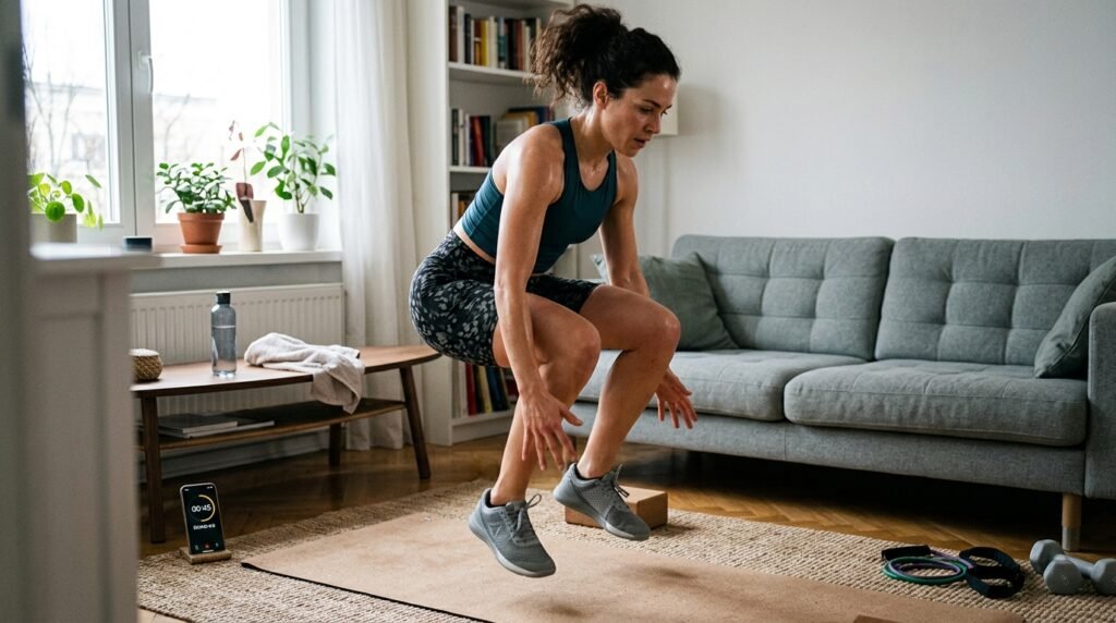 treino HIIT em casa