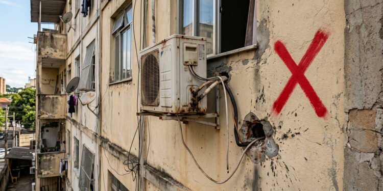Governo define as regras: multas de 3.000 para quem instalar ar condicionado na fachada da sua casa