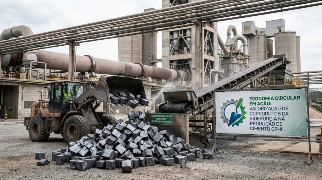 Pesquisadores chineses desenvolvem um processo catalítico inovador que utiliza resíduos da indústria siderúrgica, capaz de reduzir as emissões de CO2 na produção de cimento em até 80%