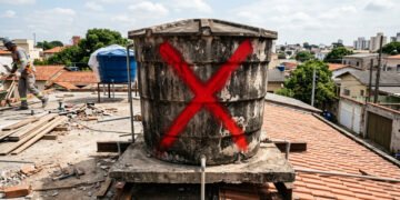 Adeus à caixa d'água tradicional? Novo modelo mais barato e fácil de limpar está substituindo o antigo em reformas de 2026