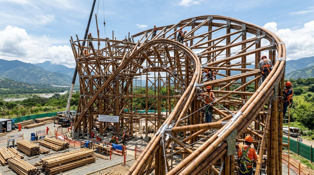 Uma startup americana planeja construir em St. Louis a primeira torre do mundo feita de bambu estrutural, que é três vezes mais resistente que o aço