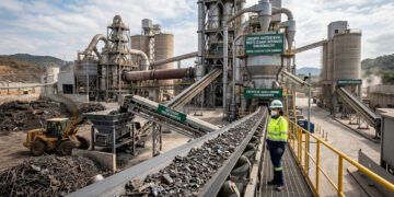 Pesquisadores chineses desenvolvem um processo catalítico inovador que utiliza resíduos da indústria siderúrgica, capaz de reduzir as emissões de CO2 na produção de cimento em até 80%