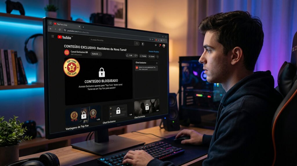 O YouTube está começando a testar uma opção de distribuição chamada "Top Fans", limitada ao 1% dos espectadores com maior engajamento