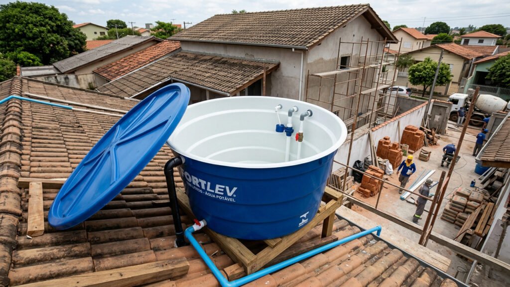 Adeus à caixa d'água tradicional? Novo modelo mais barato e fácil de limpar está substituindo o antigo em reformas de 2026