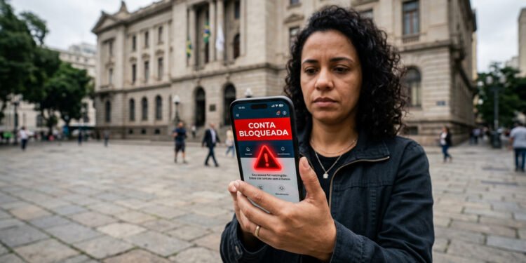 O governo congelou as contas de cidadãos comuns da noite para o dia