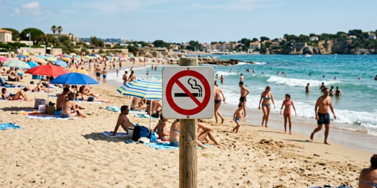 Fumar na praia agora é proibido e quem descumprir paga multa de até R$ 4,8 mil