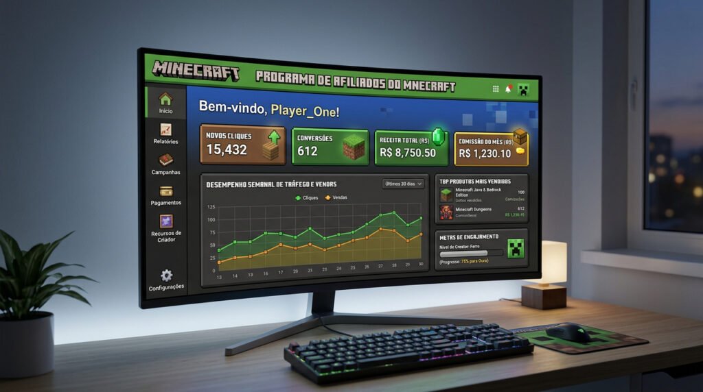 O primeiro programa de marketing de afiliados do 'Minecraft' adicionará novas dimensões à economia do jogo sandbox