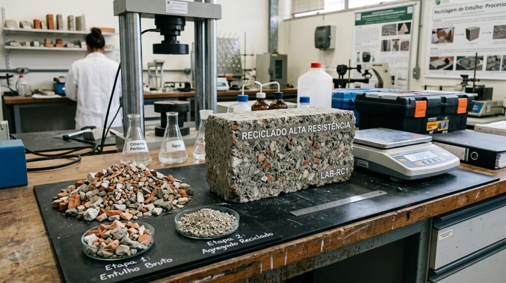 Engenheiros da Universidade de São Paulo e de Princeton desenvolveram um cimento com 80% de material reciclado que possui a mesma resistência do cimento Portland e reduz as emissões em 61%