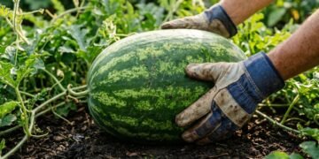 Como plantar melancia no quintal e colher frutas grandes, doces e cheias de sabor