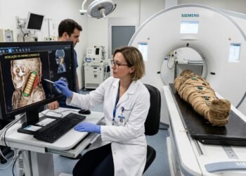 Um possível papiro com o nome de uma criança foi encontrado dentro de uma múmia de 2.000 anos