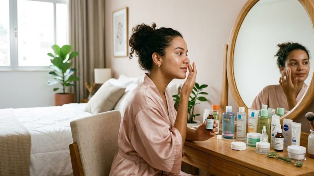 ordem correta do skincare
