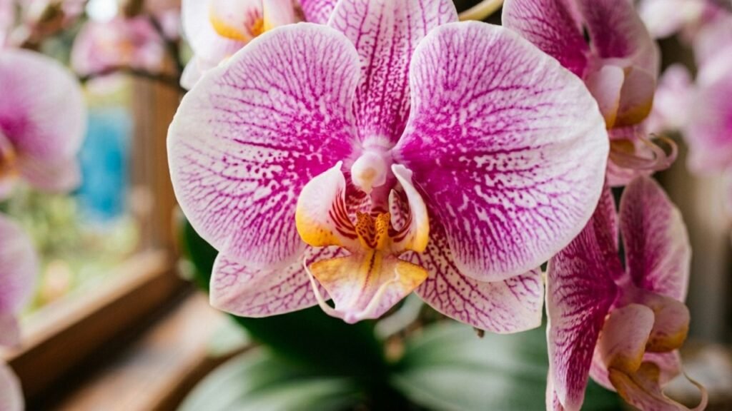 orquídea explodir de flores
