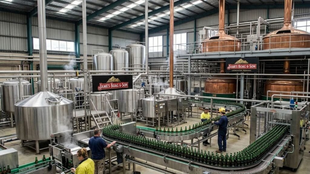 produção de cerveja tradicional