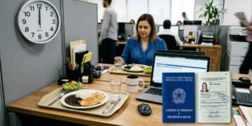 O fim de 1h de almoço muda rotina de trabalhadores e entender a nova regra garante seus direitos
