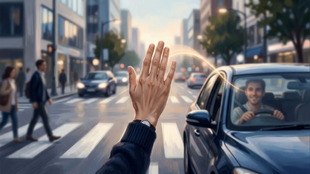 A psicologia diz que agradecer aos carros com um aceno ao atravessar a rua é típico de pessoas com essas características