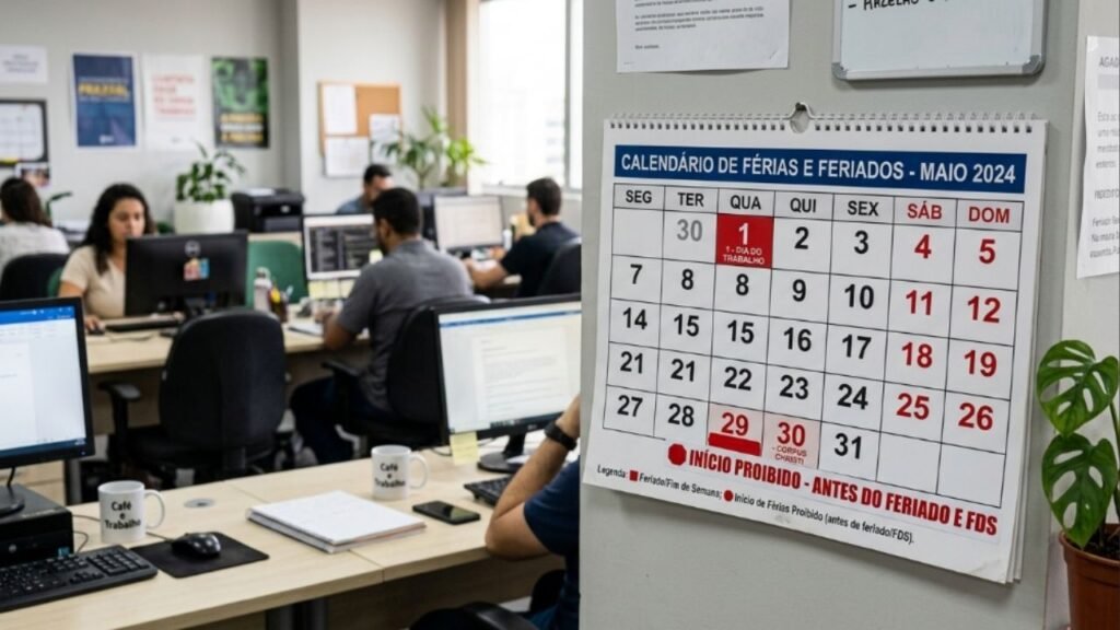 Regra em vigor para o fracionamento das férias da CLT proíbe que o descanso do trabalhador comece dois dias antes de feriados ou fins de semana