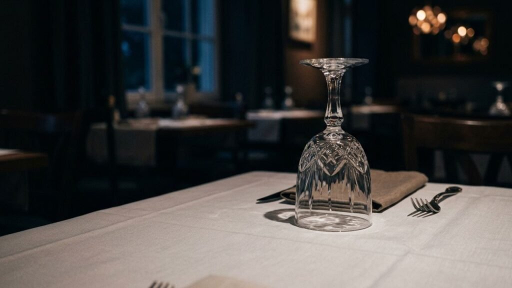 restaurante de luxo fechado