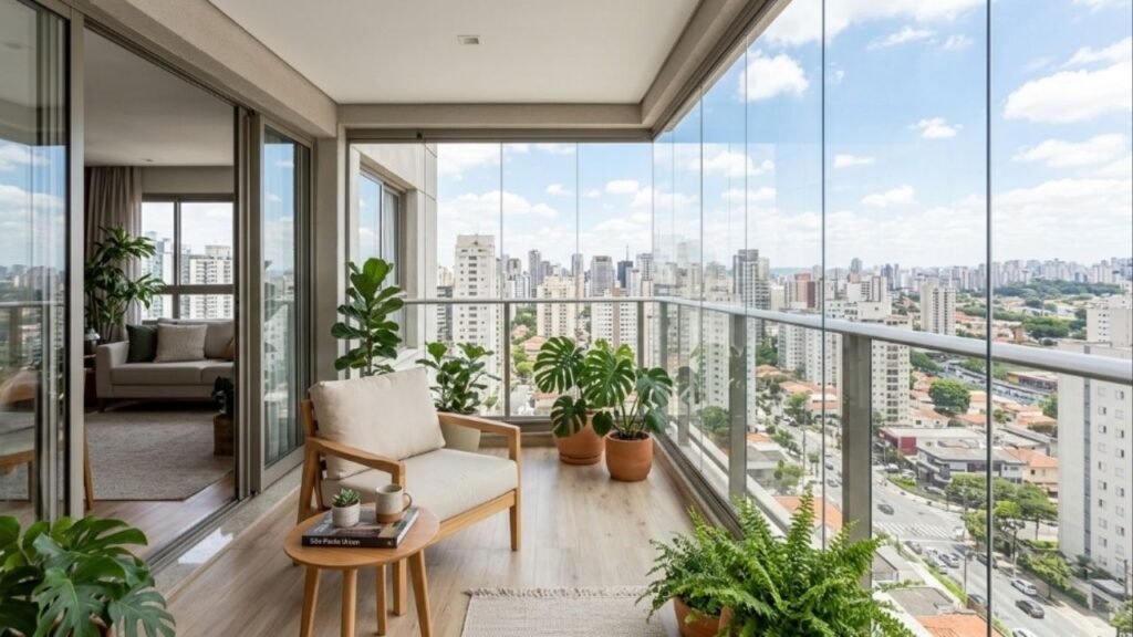 Adeus às grades de alumínio apertadas na sacada do apartamento: a alternativa que está em alta é a elegância e a amplitude