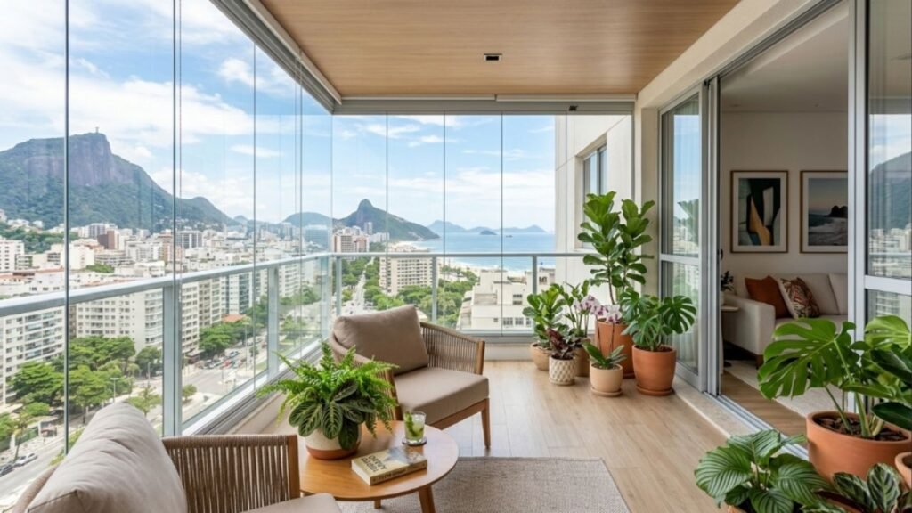 Adeus às grades de alumínio apertadas na sacada do apartamento: a alternativa que está em alta é a elegância e a amplitude